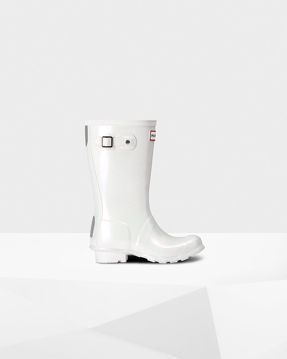 Kids Rain Boots - Hunter Original Big Nebula (10OYCSBVT) - Silver